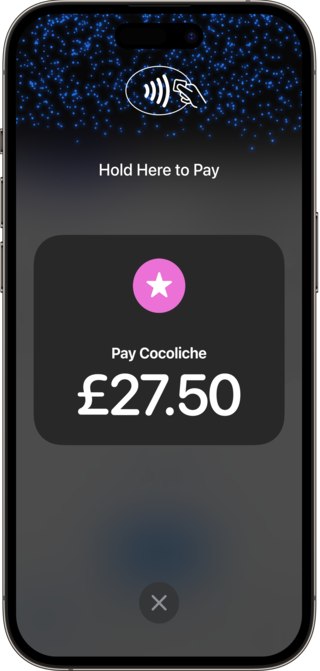 Tap to Pay acceptance on a mobile device